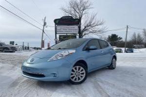 Nissan Leaf  2015 S 6.6 kw, Recharge 110v/220v et chademo 400v $ 13941